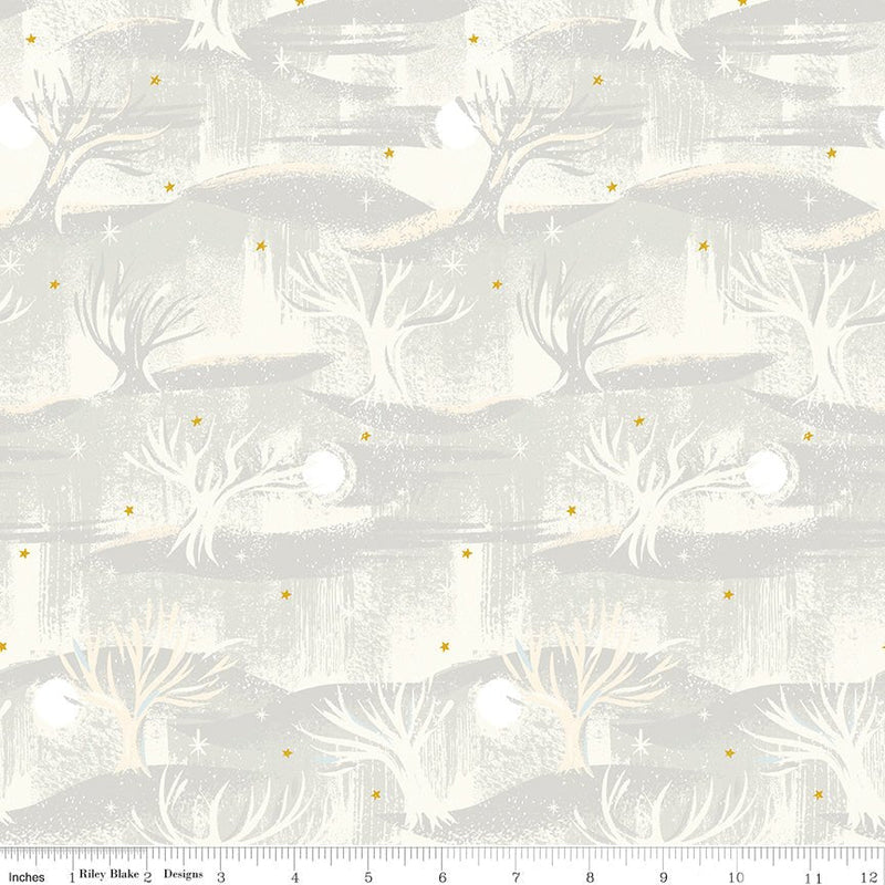 PRE-Order Carol by Jill Howarth- The End SC19054 Ivory- Half Yard- May 2027 - Modern Fabric Shoppe