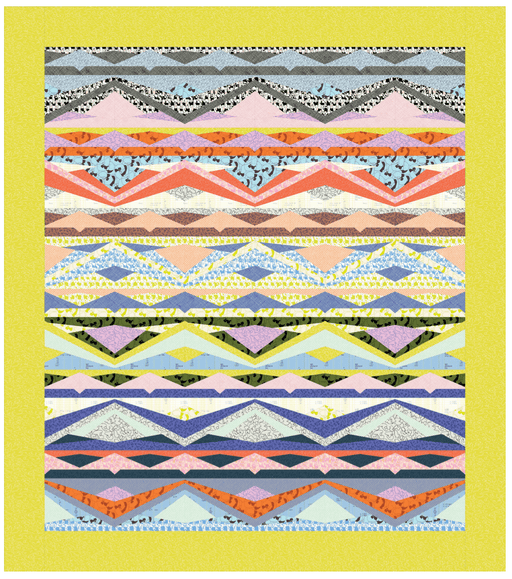 PRE - Order Carolyn Friedlander - Russell Quilt Kit featuring Memento - July 2026 - Modern Fabric Shoppe