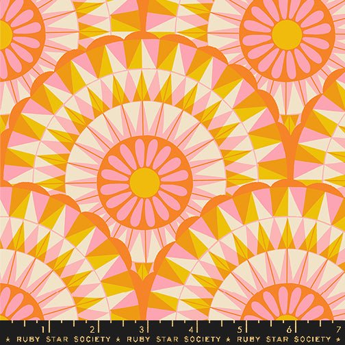 PRE - ORDER Carousel by Melody Miller - Carousels RS 0095 11 - Zinnia - Half Yard - February 2025 - Modern Fabric Shoppe