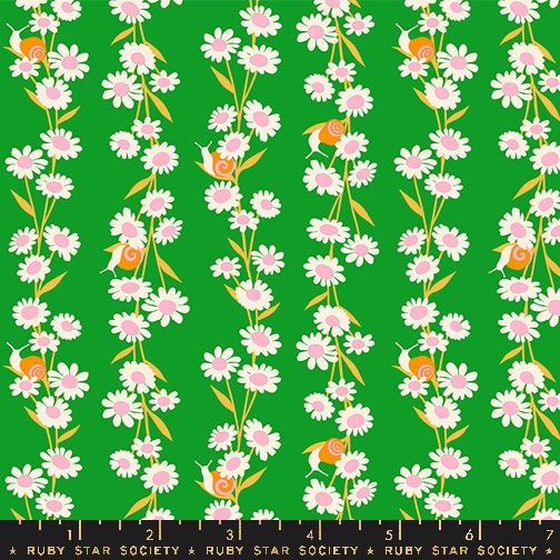 PRE - ORDER Carousel by Melody Miller - Daisy Chain RS 0098 15 - Verdant - Half Yard - February 2025 - Modern Fabric Shoppe