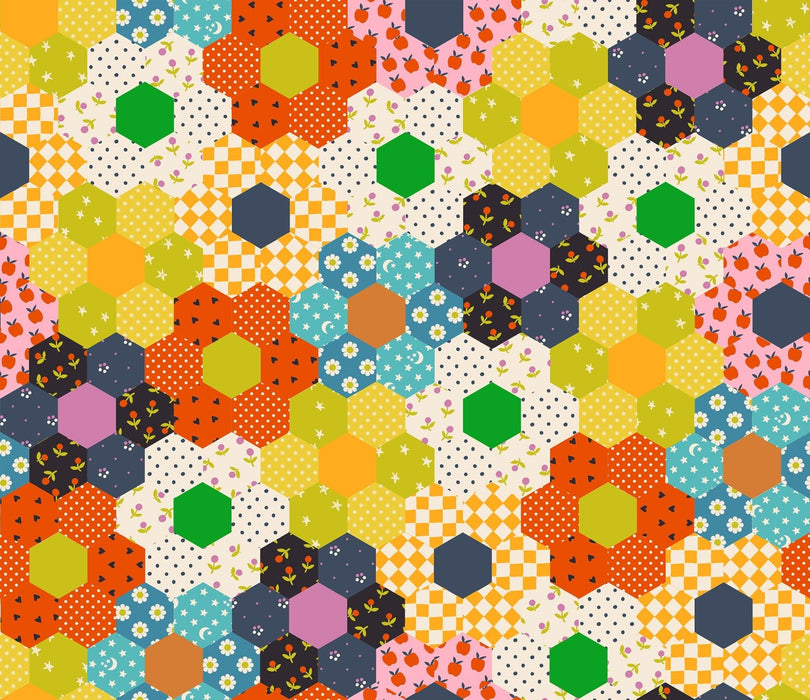 PRE - Order Catnap by Alexia Marcella Abegg - RS 4130 13 - Warm Red - Half Yard - October 2025 - Modern Fabric Shoppe