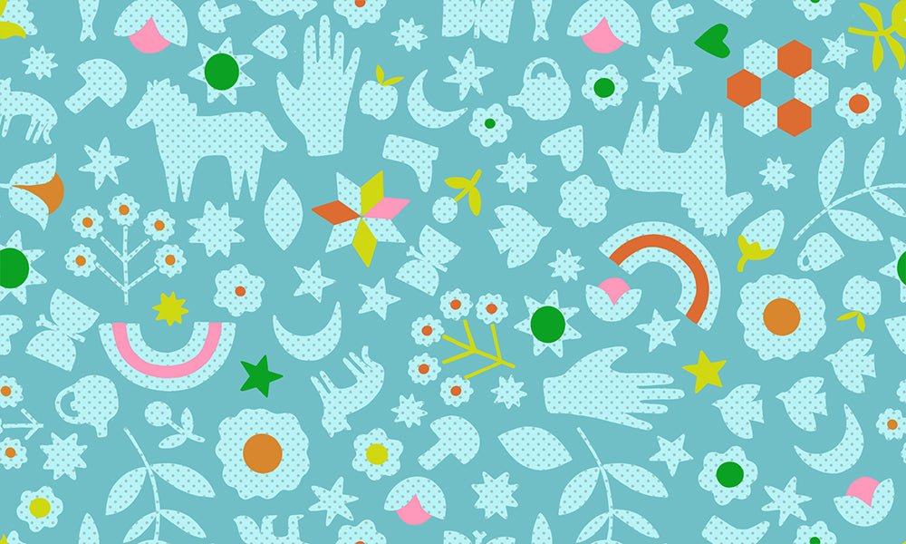 PRE - Order Catnap by Alexia Marcella Abegg - RS 4131 15 - Turquoise - Half Yard - October 2025 - Modern Fabric Shoppe