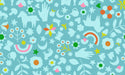 PRE - Order Catnap by Alexia Marcella Abegg - RS 4131 15 - Turquoise - Half Yard - October 2025 - Modern Fabric Shoppe