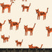 PRE - Order Catnap by Alexia Marcella Abegg - RS 4132 12 - Orange - Half Yard - October 2025 - Modern Fabric Shoppe