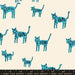PRE - Order Catnap by Alexia Marcella Abegg - RS 4132 14 - Turquoise - Half Yard - October 2025 - Modern Fabric Shoppe