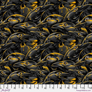 PRE - Order Chain Mail by Rachel Hauer - Crows PWRH143.BLACK - Half Yard May 2026 - Modern Fabric Shoppe
