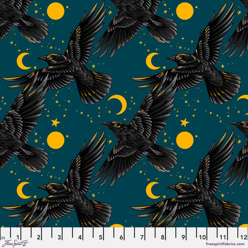 PRE - Order Chain Mail by Rachel Hauer - On The Wing PWRH146.TEAL - Half Yard May 2026 - Modern Fabric Shoppe