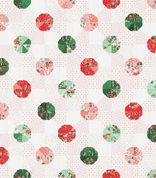 PRE - ORDER Chelsesa Buns Quilt Kit featuring Tiny Christmas by Lizzy House - June 2025 - Modern Fabric Shoppe