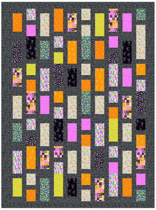 PRE - Order City Windows Quilt Kit featuring Ghostly Garden by KP Creates - March 2026 - Modern Fabric Shoppe