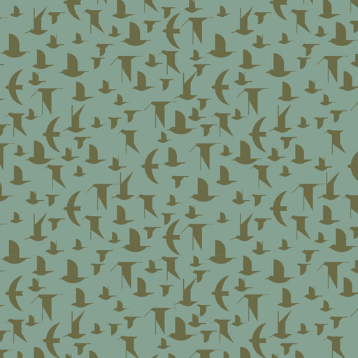 PRE - Order Coastal by Charley Harper - Maritime Grass Seagrass CH - 438 - Half Yard - July 2025 - Modern Fabric Shoppe