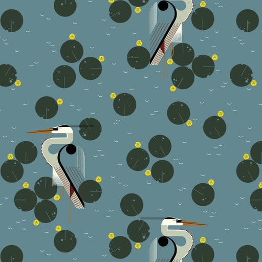 PRE - Order Coastal by Charley Harper - New Herondipity CH - 447 - Half Yard - July 2025 - Modern Fabric Shoppe