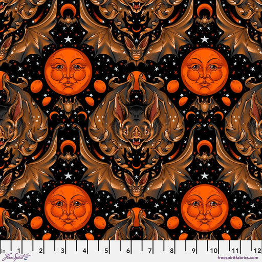 PRE - Order Costumes & Cobwebs by Rachel Hauer - Full Moon Flight PWRH120.BLACK - May 2025 - Modern Fabric Shoppe