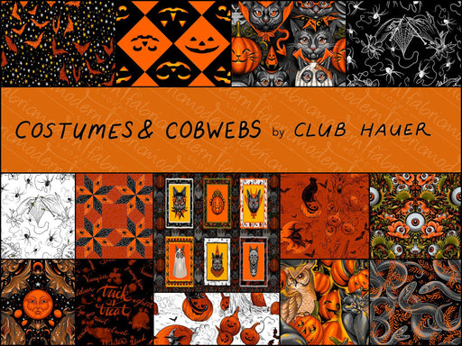 PRE - Order Costumes & Cobwebs by Rachel Hauer - Half Yard Bundle - July 2025 - Modern Fabric Shoppe