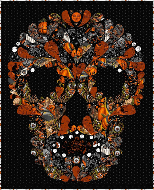 PRE - Order Costumes & Cobwebs Skellington Quilt Kit featuring Costumes & Cobwebs by Rachel Hauer - May 2025 - Modern Fabric Shoppe