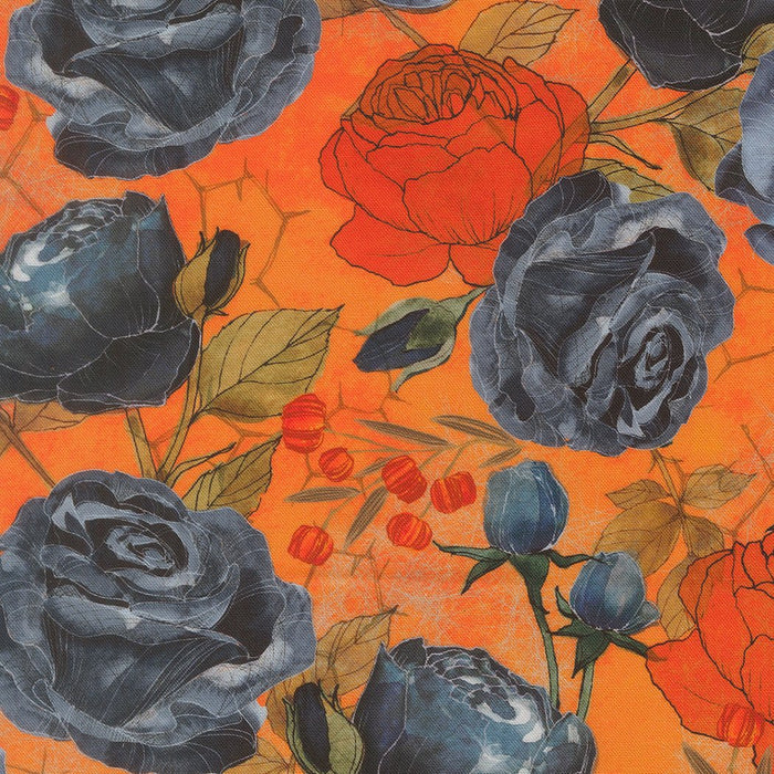 PRE - Order Coven by Robin Pickens - Coven 48800 12 Pumpkin - Half Yard - May 2026 - Modern Fabric Shoppe