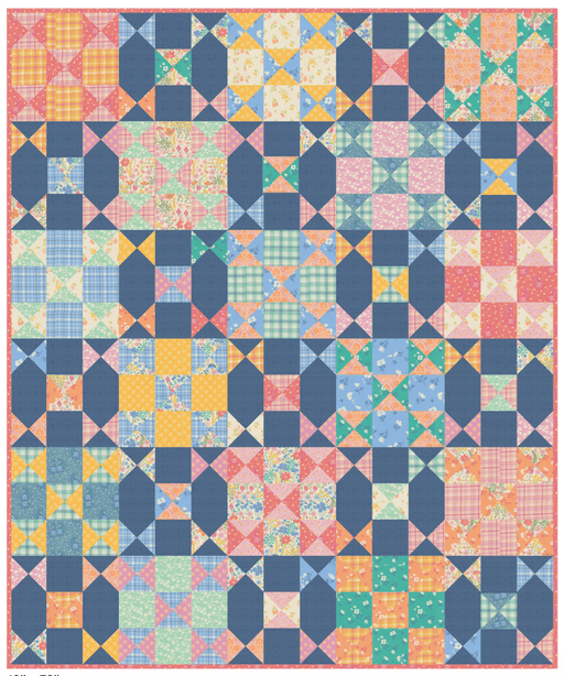 PRE - Order Crystal Manning - Butterfly Cove Quilt Kit featuring Cannon Beach - February 2026 - Modern Fabric Shoppe