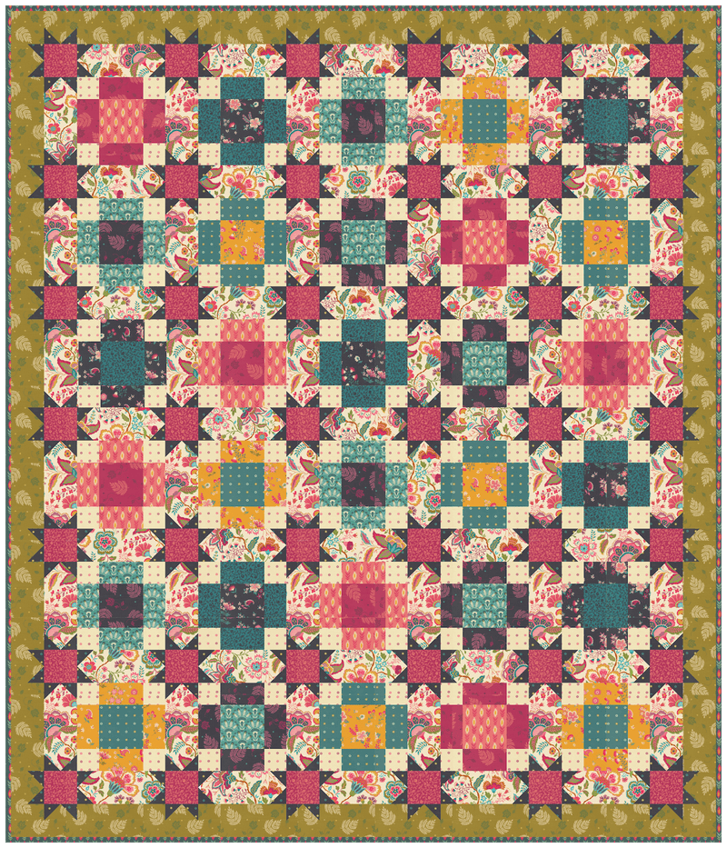 PRE - Order Crystal Manning - Moroccan Night Quilt Kit featuring Sitara - September 2026 - Modern Fabric Shoppe