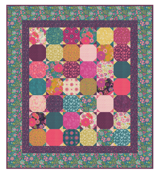 PRE - Order Crystal Manning - Patchoull Quilt Kit featuring Parlor - September 2025 - Modern Fabric Shoppe