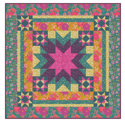 PRE - Order Crystal Manning - Saffron & Sage Quilt Kit featuring Parlor - September 2025 - Modern Fabric Shoppe