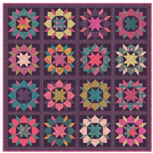PRE - Order Crystal Manning - Swoon Sixteen Quilt Kit featuring Parlor - September 2025 - Modern Fabric Shoppe