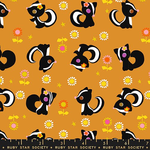 PRE-Order Daisy Days by Alexia Marcella Abegg- RS 4172 12 Honey - Half Yard- April 2027 - Modern Fabric Shoppe