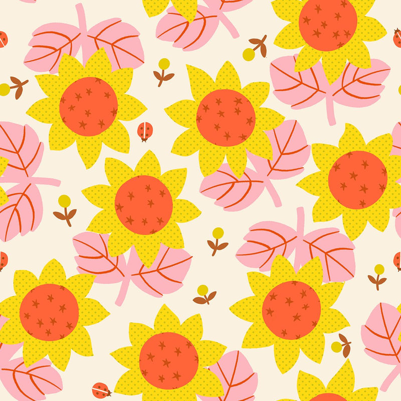 PRE-Order Daisy Days by Alexia Marcella Abegg- RS 4173 11 Natural- Half Yard- April 2027 - Modern Fabric Shoppe