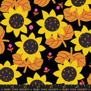 PRE-Order Daisy Days by Alexia Marcella Abegg- RS 4173 16 Black- Half Yard- April 2027 - Modern Fabric Shoppe