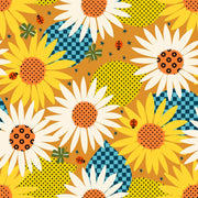 PRE-Order Daisy Days by Alexia Marcella Abegg- RS 4174 12 Honey- Half Yard- April 2027 - Modern Fabric Shoppe