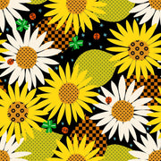 PRE-Order Daisy Days by Alexia Marcella Abegg- RS 4174 17 Black- Half Yard- April 2027 - Modern Fabric Shoppe
