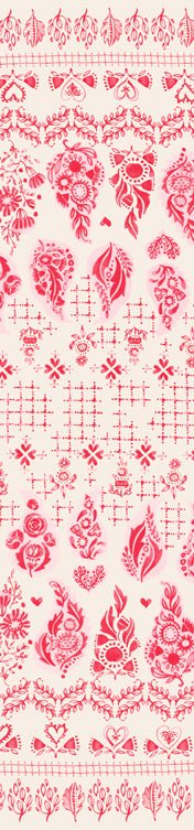 PRE - Order Darling Peony by Robin Pickens - Cream 48795 11 - Half Yard - November 2025 - Modern Fabric Shoppe