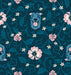 PRE-ORDER Dog Park by Sarah Watts- Pitbull RS 2095 14-Teal Navy- Half Yard- May 2024 - Modern Fabric Shoppe