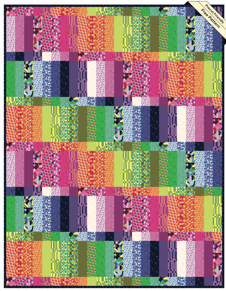 PRE-Order Don't Be Jelly Quilt Kit featuring Glam by Libs Elliott- June 2027 - Modern Fabric Shoppe