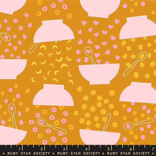 PRE - ORDER Egg and Friends by Kimberly Kight - Honey RS3091 12 - Half Yard - December 2025 - Modern Fabric Shoppe