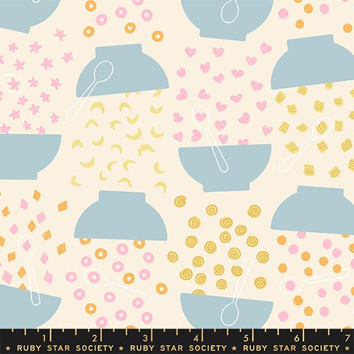 PRE - ORDER Egg and Friends by Kimberly Kight - Natural RS3091 11 - Half Yard - December 2025 - Modern Fabric Shoppe