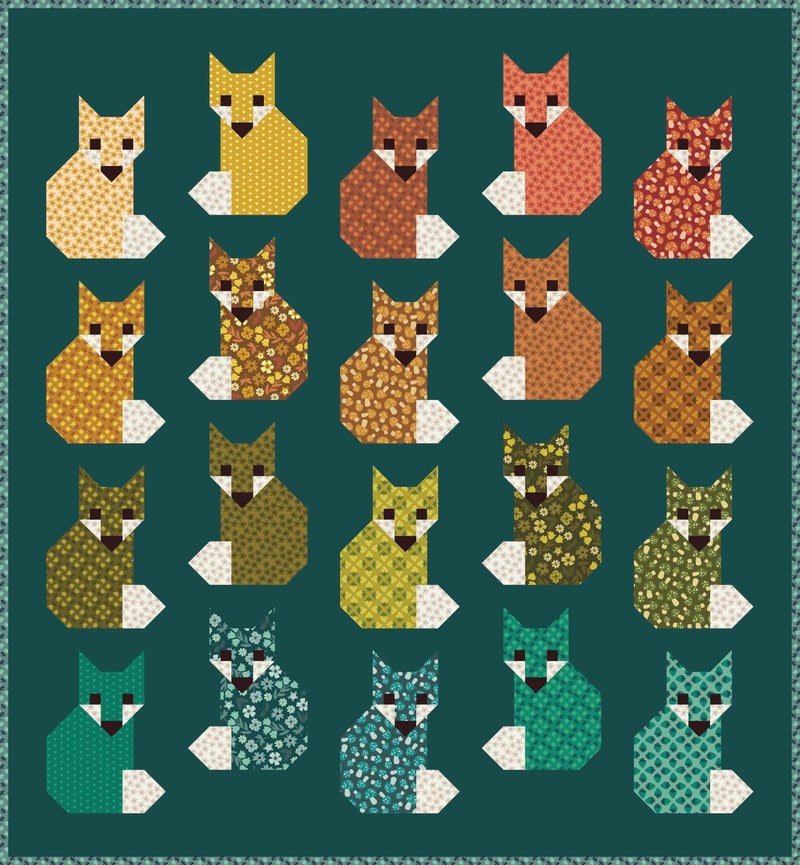 PRE-ORDER Elizabeth Hartman- Fritz & Fred Quilt Kit Bin featuring Toast & Jam- May 2027 - Modern Fabric Shoppe