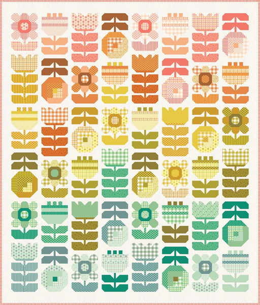 PRE - ORDER Elizabeth Hartman - Posy Quilt Kit - Light featuring Popcorn - November 2026 - Modern Fabric Shoppe