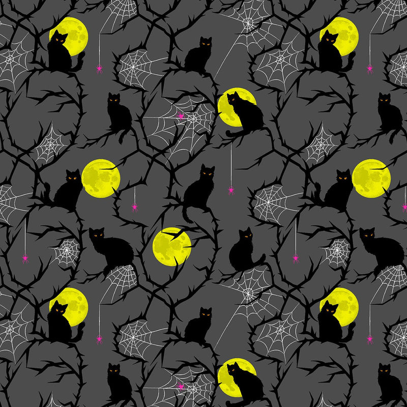 PRE-Order Enchanter by Libs Elliott- Nigella A-10780-C Raven- Half Yard- April 2027 - Modern Fabric Shoppe