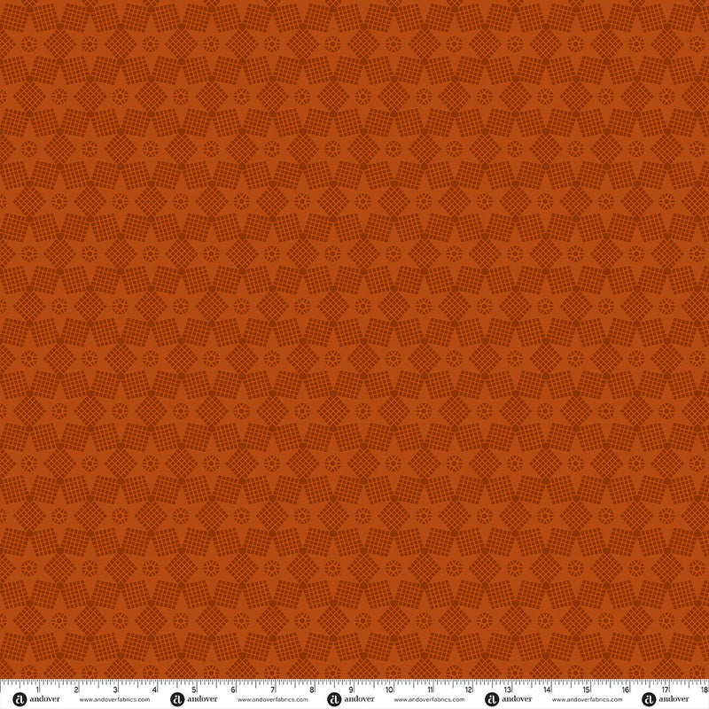 PRE-Order Enchanter by Libs Elliott- Tarot A-10782-O Pumpkin- Half Yard- April 2027 - Modern Fabric Shoppe