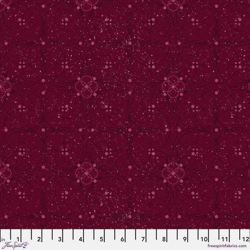 PRE - Order Enrapture by Giucy Giuce - Flourish PWGG008.GARNET - Half Yard - November 2025 - Modern Fabric Shoppe