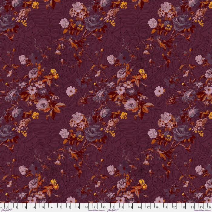 PRE - Order Enrapture by Giucy Giuce - Vining PWGG004.CABERNET - Half Yard - November 2025 - Modern Fabric Shoppe
