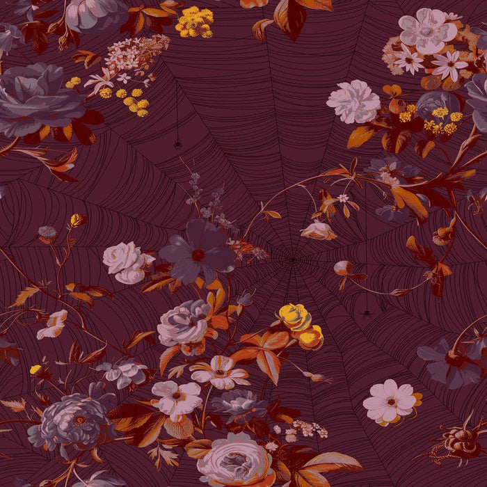 PRE - Order Enrapture by Giucy Giuce - Vining PWGG004.CABERNET - Half Yard - November 2025 - Modern Fabric Shoppe