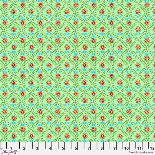 PRE - Order Festival by Odile Bailloeul - Diamonds PWOB122.GREEN - Half Yard - November 2025 - Modern Fabric Shoppe