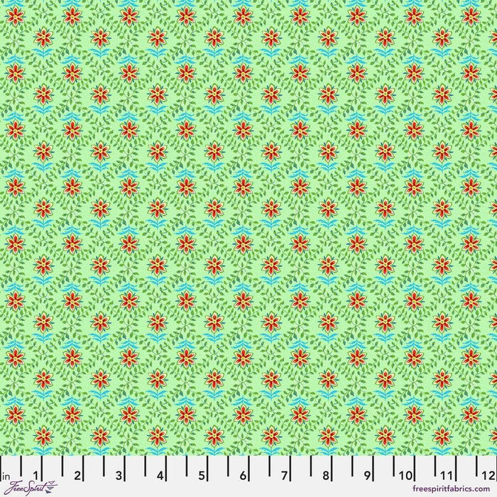 PRE - Order Festival by Odile Bailloeul - Diamonds PWOB122.GREEN - Half Yard - November 2025 - Modern Fabric Shoppe