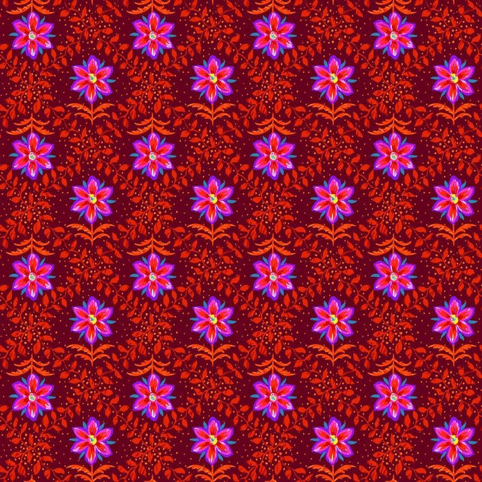PRE - Order Festival by Odile Bailloeul - Diamonds PWOB122.RED - Half Yard - November 2025 - Modern Fabric Shoppe