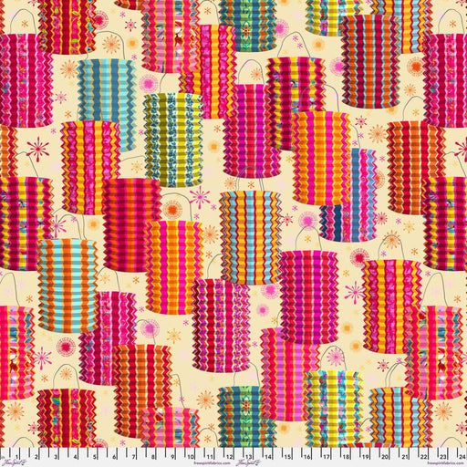 PRE - Order Festival by Odile Bailloeul - Lanterns PWOB114.CREAM - Half Yard - November 2025 - Modern Fabric Shoppe