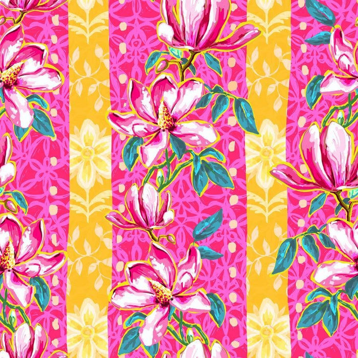 PRE - Order Festival by Odile Bailloeul - Magnolias PWOB119.PINK - Half Yard - November 2025 - Modern Fabric Shoppe