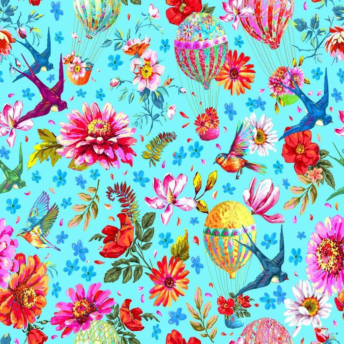 PRE - Order Festival by Odile Bailloeul - Memory PWOB113.BLUE - Half Yard - November 2025 - Modern Fabric Shoppe