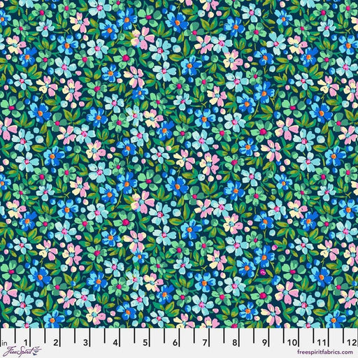 PRE - Order Festival by Odile Bailloeul - Myosotis PWOB123.BLUE - Half Yard - November 2025 - Modern Fabric Shoppe