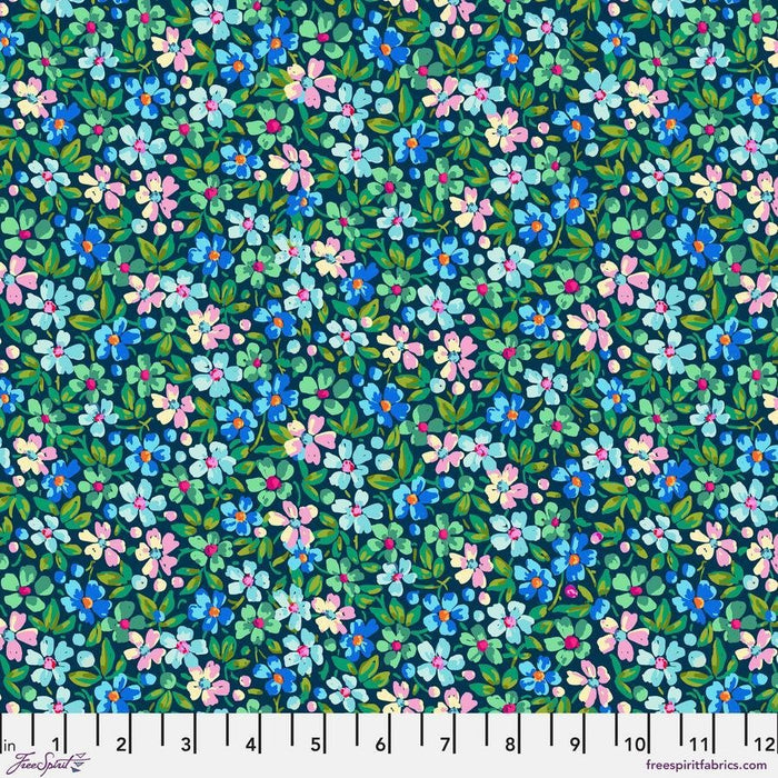 PRE - Order Festival by Odile Bailloeul - Myosotis PWOB123.BLUE - Half Yard - November 2025 - Modern Fabric Shoppe