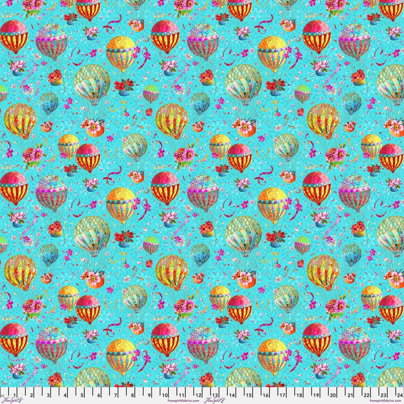 PRE - Order Festival by Odile Bailloeul - Small Balloons PWOB112.BLUE - Half Yard - November 2025 - Modern Fabric Shoppe
